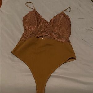 Rue21 Brown Lace Bodysuit